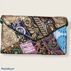 NEW Boho chic clutch